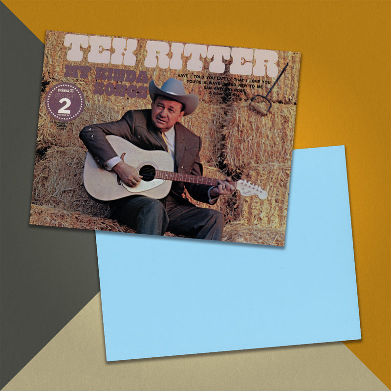 Tex Ritter "My Kinda Songs" BYO Notebook