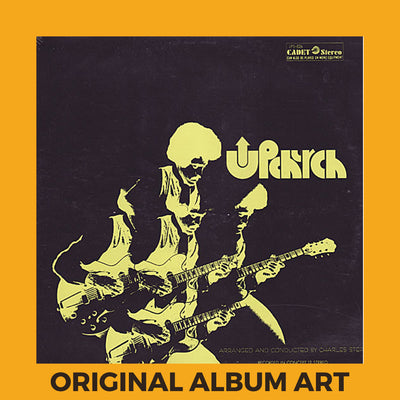 Photo of the cover of the Phil Upchurch “Upchurch” album sleeve with the text “Original Album Art” on an orange border around the photo.