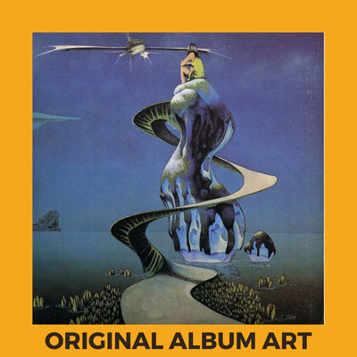 Photo of the cover of the Yes “Yessongs” album sleeve with the text “Original Album Art” on an orange border around the photo.