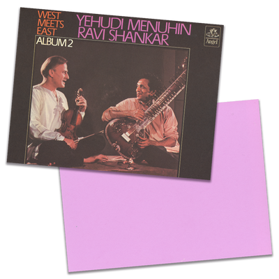 Yehudi Menuhin & Ravi Shankar "West Meets East - Album 2" BYO Notebook
