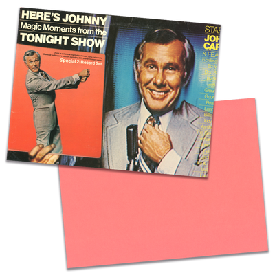 Johnny Carson "Here's Johnny.... Magic Moments From The Tonight Show" BYO Notebook