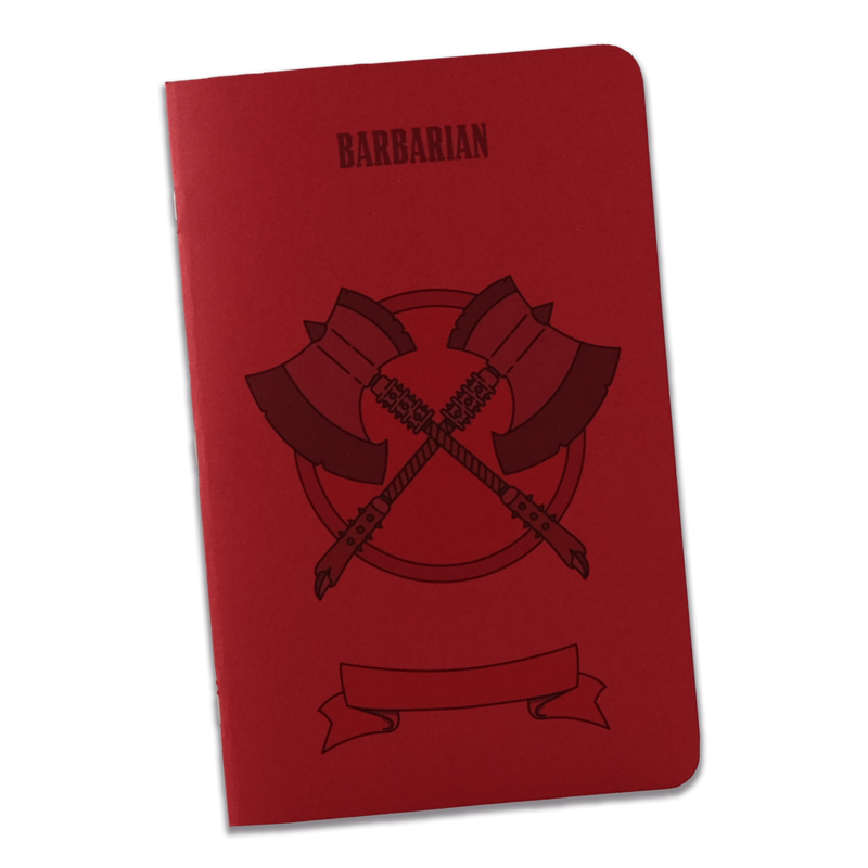 Barbarian Notebook - Large (D&D 5E)