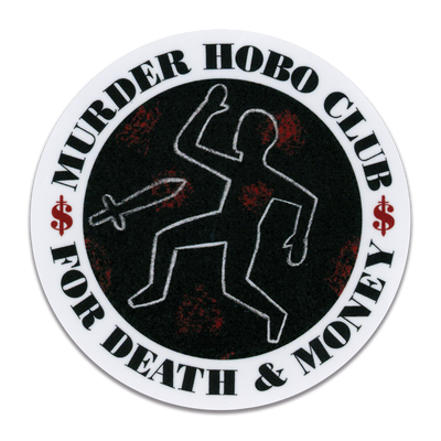Murder Hobo Club Incorporated Sticker