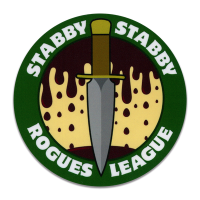 Stabby, Stabby Rogues League Sticker