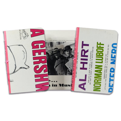 Various "A Gershwin Holiday" Pocket Notebooks