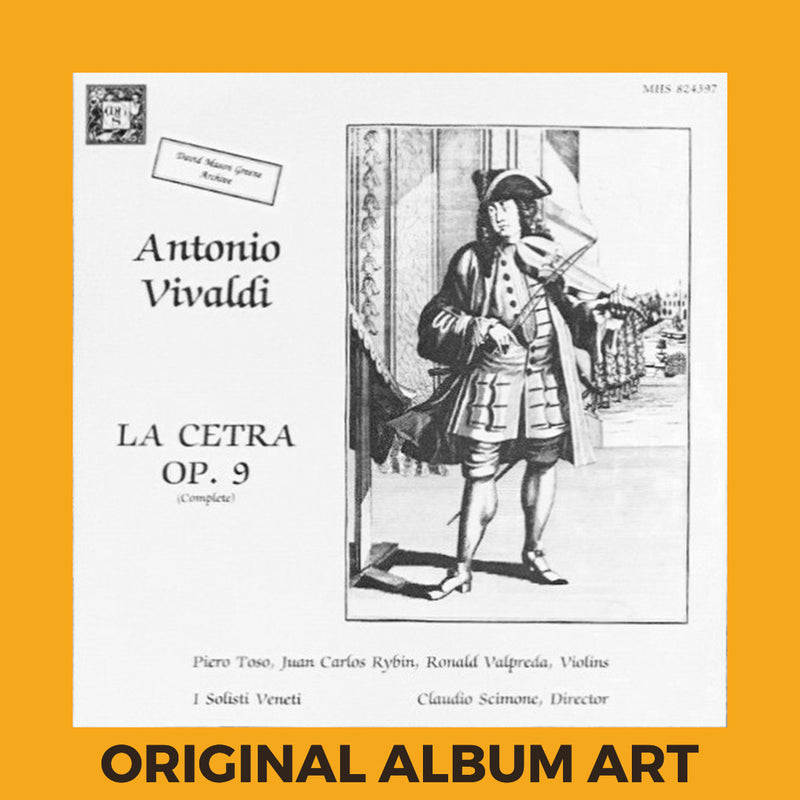 Antonio Vivaldi "La Cetra Op. 9" Pocket Notebook