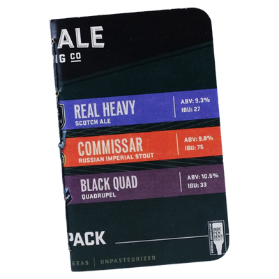 Real Ale "Bomber 6-Pack" Pocket Notebook