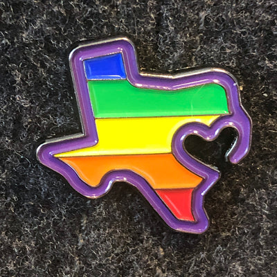 Texas is Love Enamel Pin