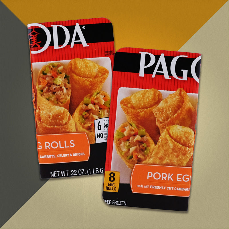 Pagoda Pork Egg Rolls Pocket Notebook