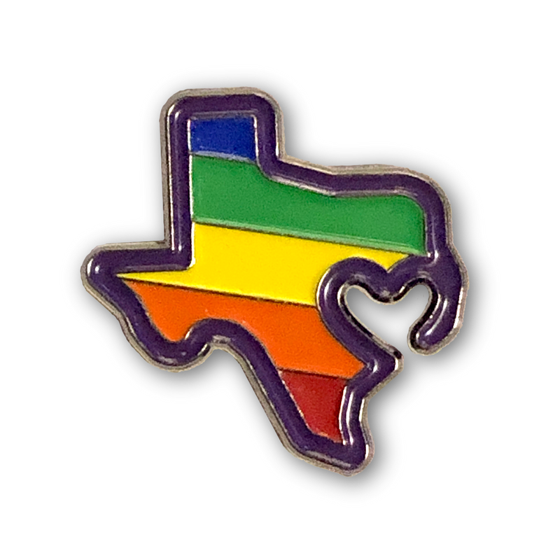 Texas is Love Enamel Pin