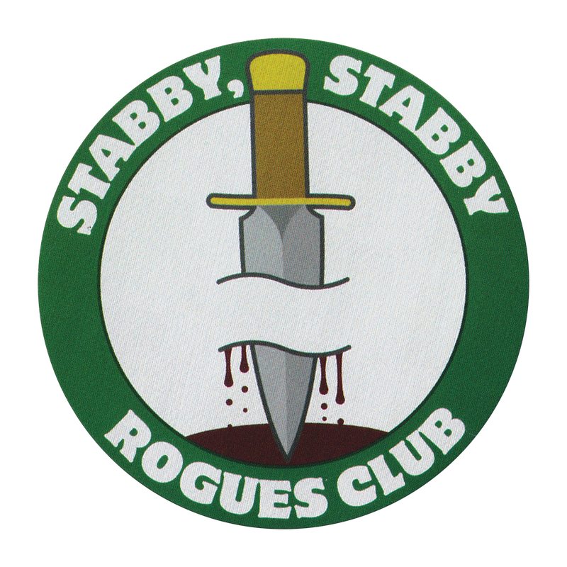 Stabby, Stabby Rogues Club Sticker